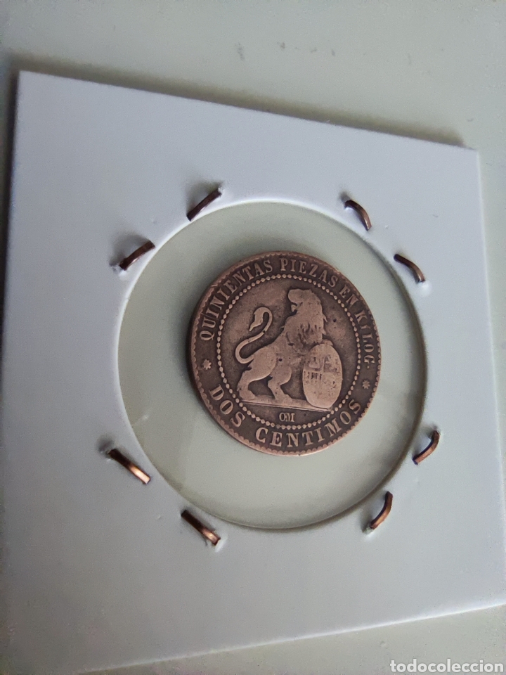 Monedas de Espa&ntilde;a: 2 CTS Rep&uacute;blica 1870 - Foto 2