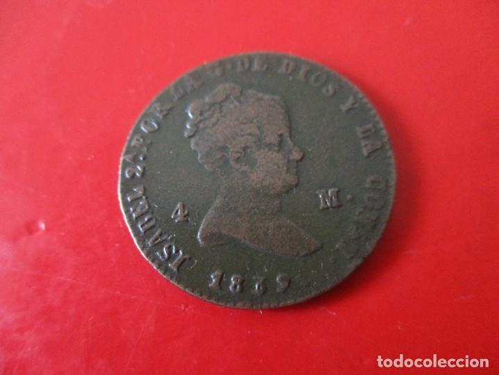 Monedas de Espa&ntilde;a: Isabel II. 4 maravedies 1839 Segovia - Foto 1