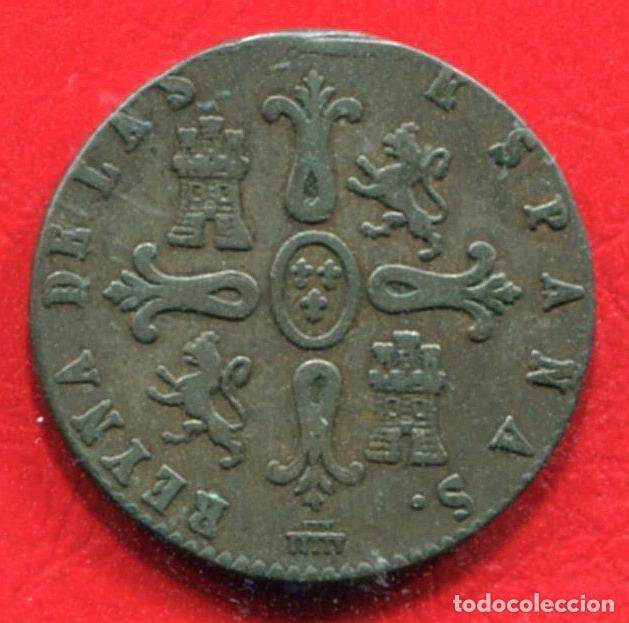 Monedas de Espa&ntilde;a: ISABEL II - 8 MARAVEDIS 1840 - SEGOVIA - Foto 2