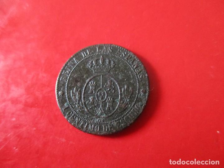 Monedas de Espa&ntilde;a: Isabel II. 1 centimo de escudo. 1868 Barcelona - Foto 2