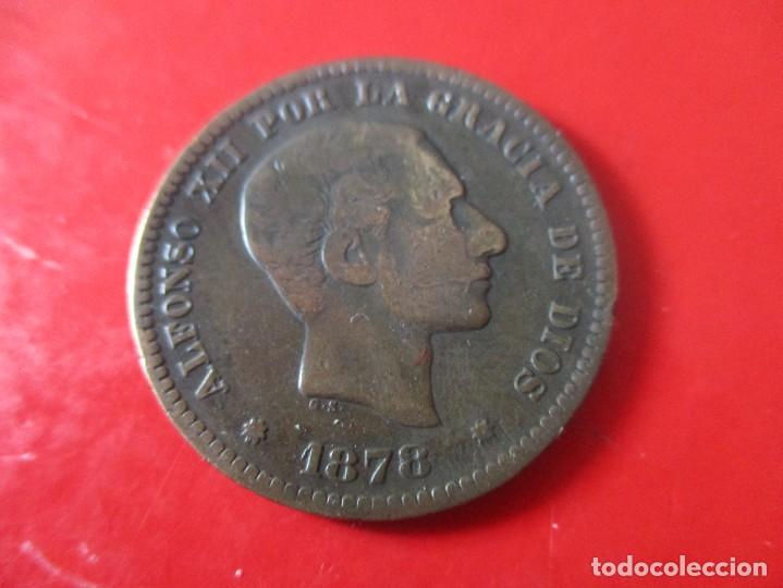 Monedas de Espa&ntilde;a: Alfonso XII 5 centimos 1878 - Foto 1