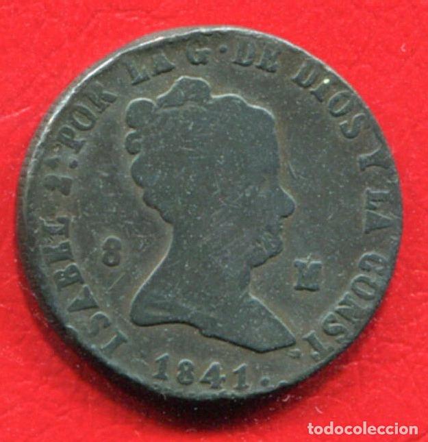 Monedas de Espa&ntilde;a: ISABEL II - 8 MARAVEDIS 1841 JUBIA - Foto 1