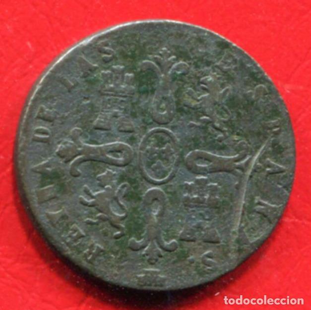 Monedas de Espa&ntilde;a: ISABEL II - 8 MARAVEDIS 1844 SEGOVIA - Foto 2