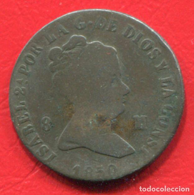 Monedas de Espa&ntilde;a: ISABEL II - 8 MARAVEDIS 1850 JUBIA - Foto 1