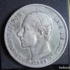Monedas de España: MONEDA PLATA . ALFONSO XII 2 PESETAS 1883 MSM. ESTRELLA -- / 83. Lote 275583053