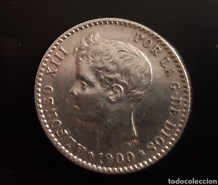 Monedas de Espa&ntilde;a: MONEDA 50 C&Eacute;NTIMOS 1900 ALFONSO XII EBC - Foto 1