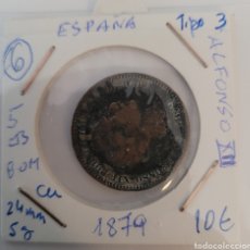 Monedas de España: MONEDA DE ESPAÑA 1879 ALFONSO XII 5 CÉNTIMOS. Lote 277207163