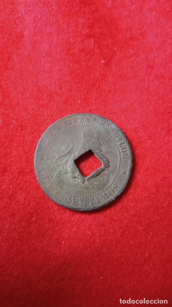 Monedas de Espa&ntilde;a: Rara moneda 10 c&eacute;ntimos Gobierno Provisional. - Foto 1