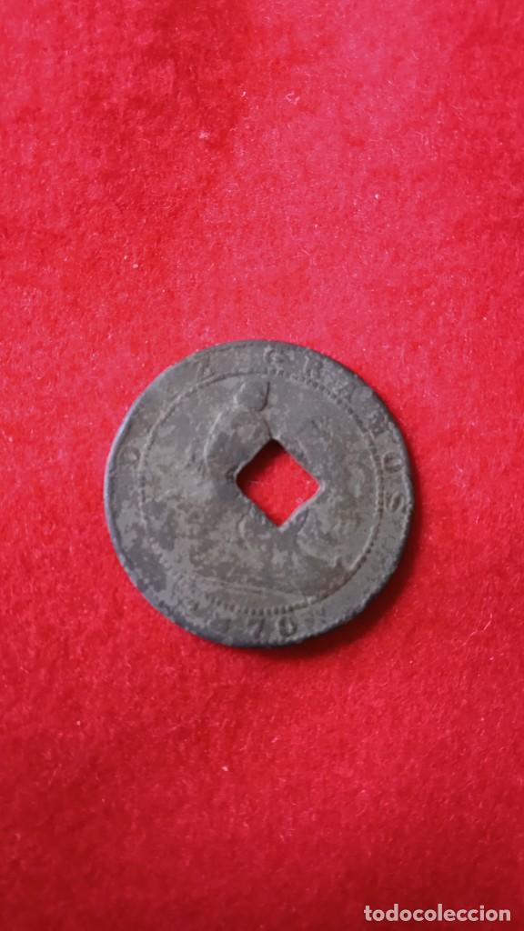 Monedas de Espa&ntilde;a: Rara moneda 10 c&eacute;ntimos Gobierno Provisional. - Foto 2