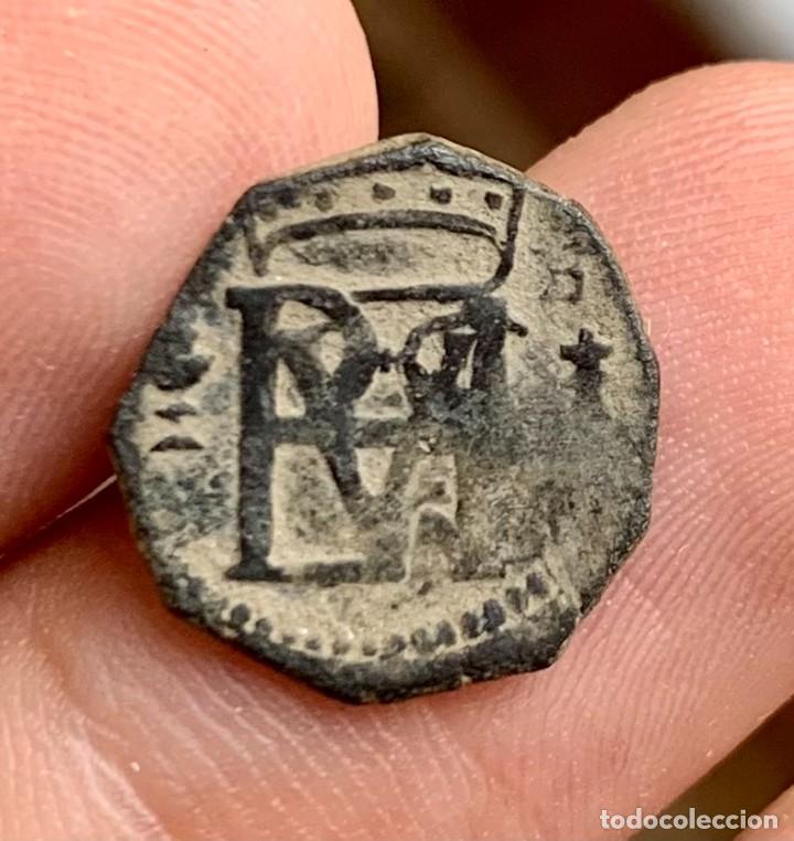 Monedas de Espa&ntilde;a: FELIPE II BLANCA CUENCA 1556-1598 - Foto 1