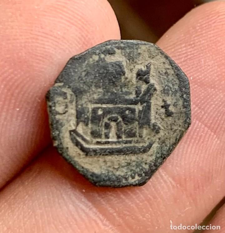Monedas de Espa&ntilde;a: FELIPE II BLANCA CUENCA 1556-1598 - Foto 2