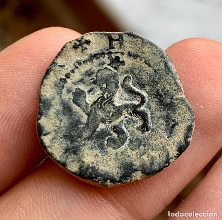 Monedas de Espa&ntilde;a: FELIPE II 2 CUARTOS TOLEDO 1556-1598 - Foto 1