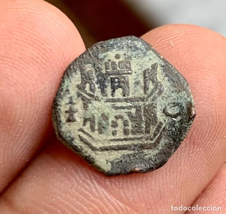 Monedas de Espa&ntilde;a: FELIPE II BLANCA CUENCA 1556-1598 - Foto 2