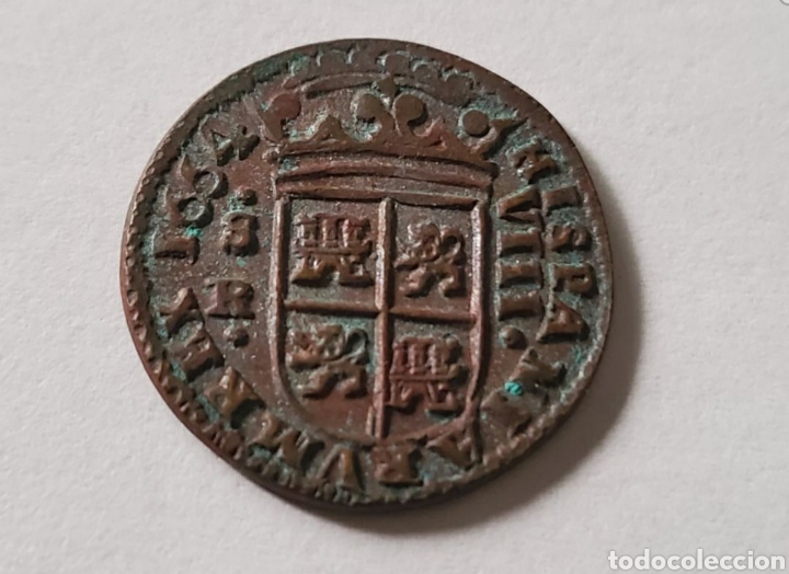 Monedas de Espa&ntilde;a: Felipe IV 8 maraved&iacute;s 1664 Sevilla ebc++ - Foto 2