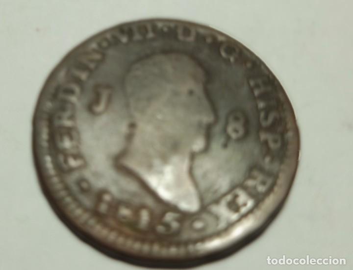 Monedas de Espa&ntilde;a: MONEDA 8 M. - FERNANDO VII 1815 JA - Foto 1