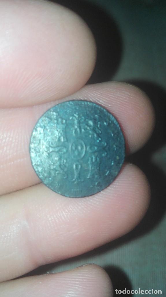 Monedas de Espa&ntilde;a: Isabel ll, 2 maravedis , 1842 N&rdquo;79 - Foto 2