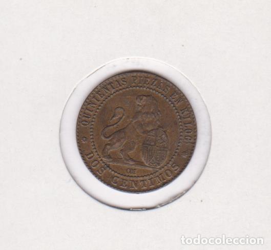 Monedas de Espa&ntilde;a: MONEDAS - GOBIERNO PROVISIONAL - 2 C&Eacute;NTIMOS 1870 - PG-8 (EBC) - Foto 1