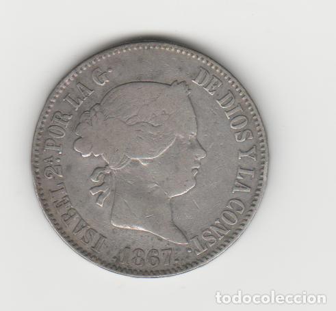 Monedas de España: ISABEL II- 1 ESCUDO- 1867-MADRID - Foto 1 - 282069983