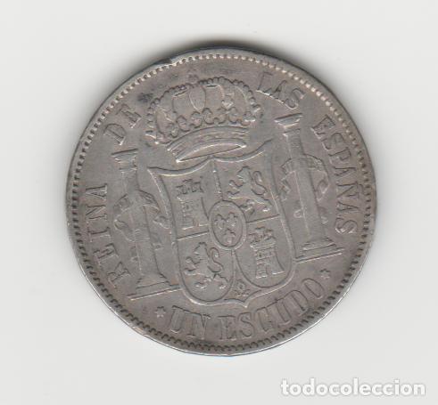 Monedas de España: ISABEL II- 1 ESCUDO- 1867-MADRID - Foto 2 - 282069983