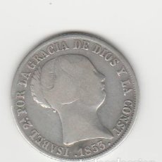 Monedas de España: ISABEL II- 4 REALES- 1853-MADRID. Lote 282070488