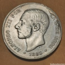 Monedas de España: 5 PESETAS PLATA ALFONSO XII 1885 ☆85. Lote 282475993