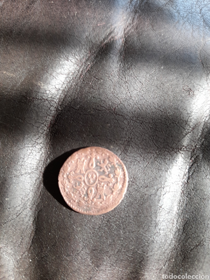 Monedas de Espa&ntilde;a: Moneda de 2 maravedies de 1827 - Foto 2