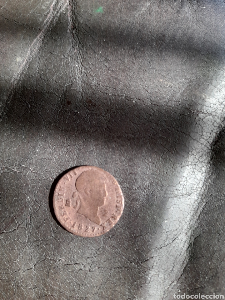 Monedas de Espa&ntilde;a: Moneda de 2 maravedies de 1827 - Foto 1