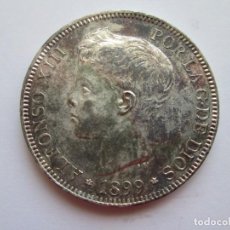 Monedas de España: ALFONSO XIII * 5 PESETAS 1899*99 SG V * SC * PLATA. Lote 285197968