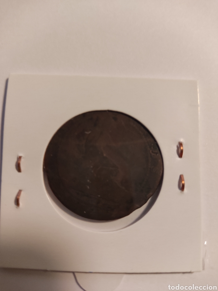 Monedas de Espa&ntilde;a: 22) Moneda 10 c&eacute;ntimos 1870 Gobierno Provisional - Foto 2