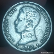 Monedas de España: 1 PESETA 1903 19*03 ALFONSO XIII (MBC). Lote 287137638