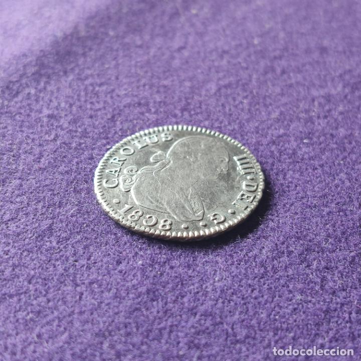 Monedas de España: MONEDA DE CARLOS IV. 1808. SEVILLA. 2 REALES. PLATA. ORIGINAL. PRECIOSA. - Foto 2 - 287264848