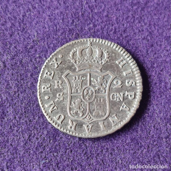 Monedas de España: MONEDA DE CARLOS IV. 1808. SEVILLA. 2 REALES. PLATA. ORIGINAL. PRECIOSA. - Foto 3 - 287264848