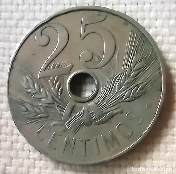 Monedas de Espa&ntilde;a: Moneda de 25 centimos 1927 - Foto 1