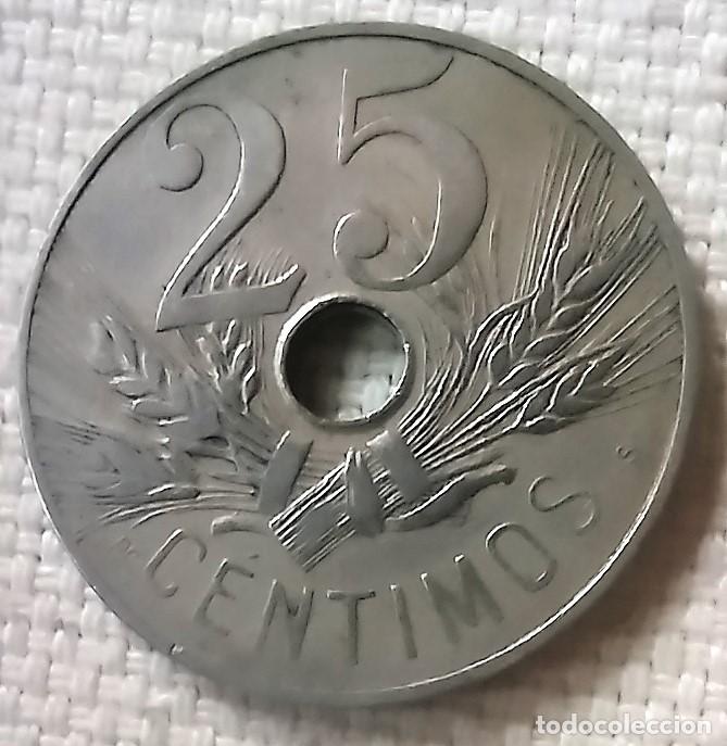 Monedas de Espa&ntilde;a: Moneda de 25 centimos 1927 - Foto 1