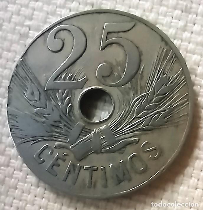 Monedas de Espa&ntilde;a: Moneda de 25 centimos 1927 - Foto 1