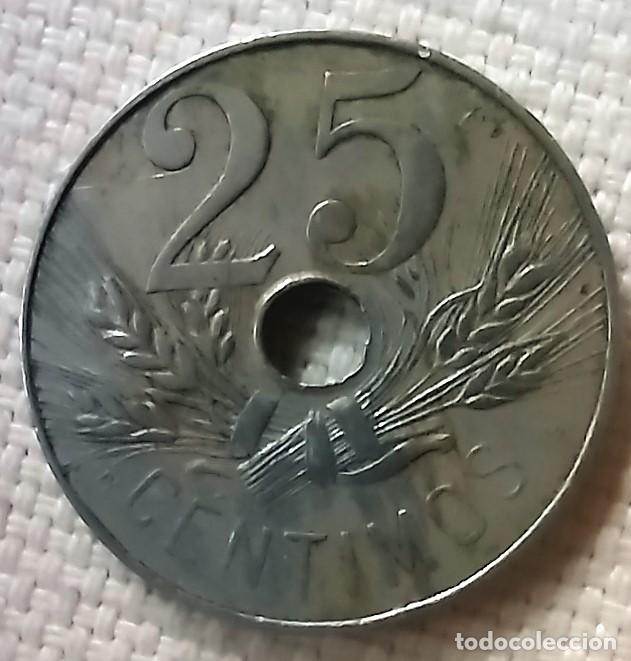 Monedas de Espa&ntilde;a: Moneda de 25 centimos 1927 - Foto 1