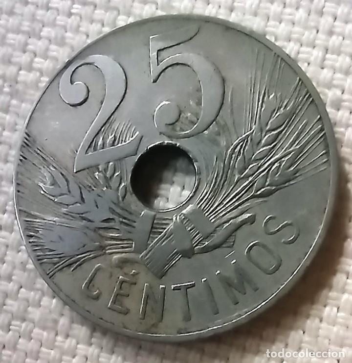 Monedas de Espa&ntilde;a: Moneda de 25 centimos 1927 - Foto 1