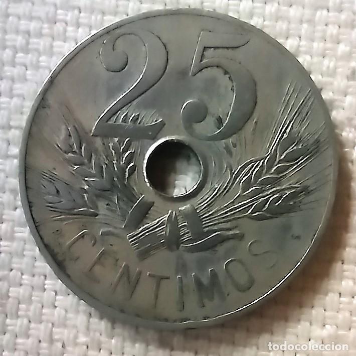 Monedas de Espa&ntilde;a: Moneda de 25 centimos 1927 - Foto 1