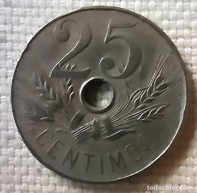 Monedas de Espa&ntilde;a: Moneda de 25 centimos 1927 - Foto 1