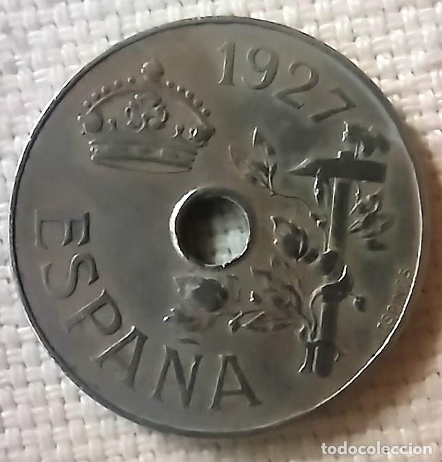 Monedas de Espa&ntilde;a: Moneda de 25 centimos 1927 - Foto 2