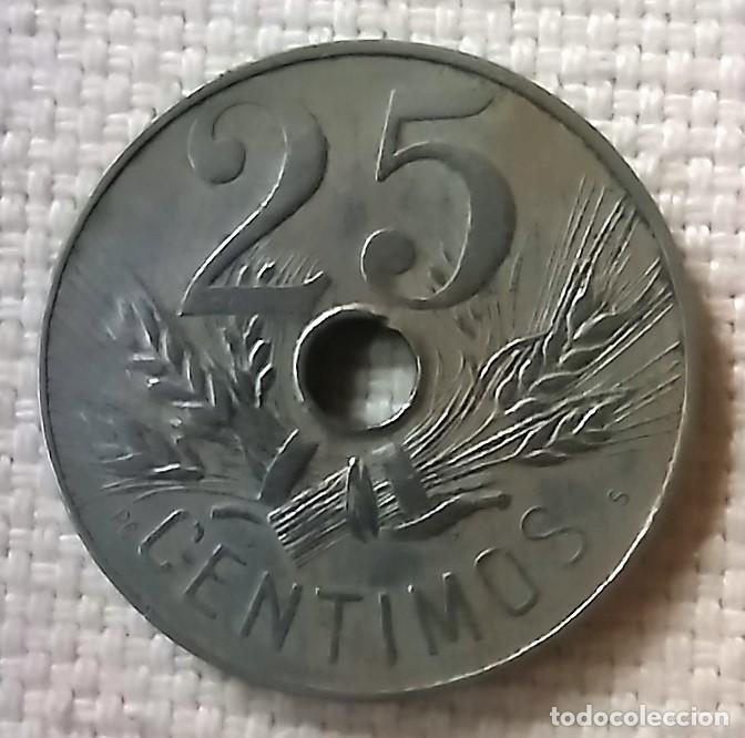 Monedas de Espa&ntilde;a: Moneda de 25 centimos 1927 - Foto 1