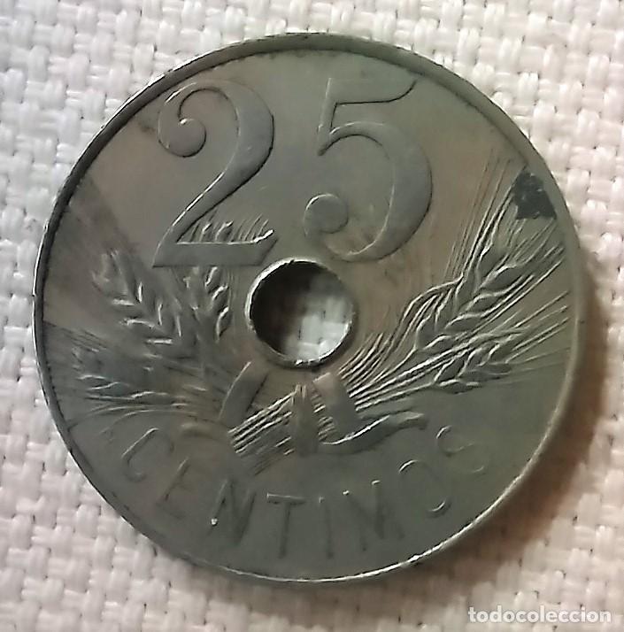 Monedas de Espa&ntilde;a: Moneda de 25 centimos 1927 - Foto 1