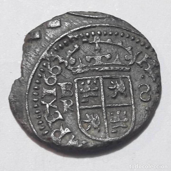 Monedas de Espa&ntilde;a: FELIPE IV 8 MARAVEDIS CECA BURGOS 1663 - Foto 1