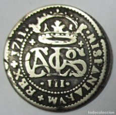 Monedas de España: CARLOS III (ARCHIDUQUE DE AUSTRIA), 1711. 2 REALES, CECA DE BARCELONA. LOTE 3898. Lote 288890828