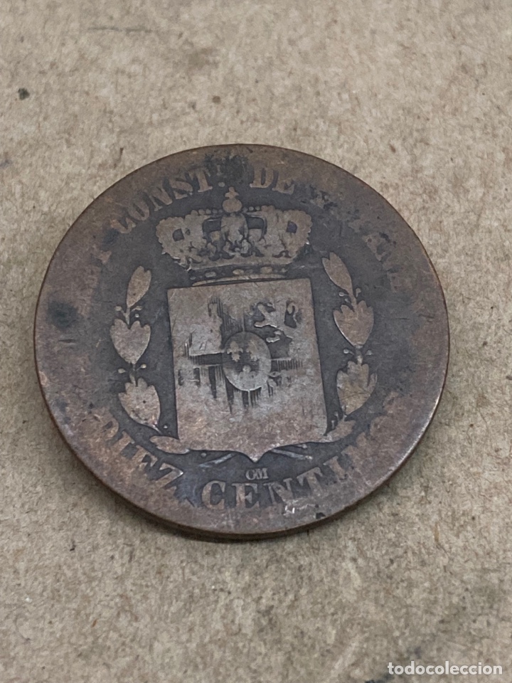 Monedas de Espa&ntilde;a: Moneda diez c&eacute;ntimos 1879 - Foto 2