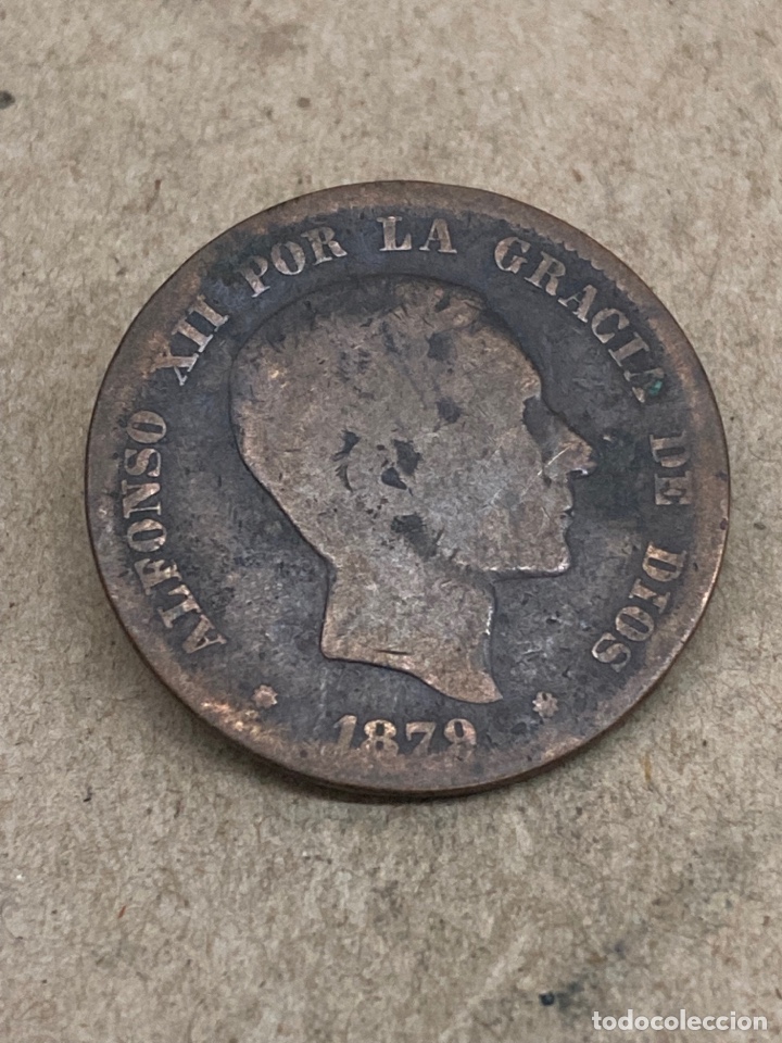 Monedas de Espa&ntilde;a: Moneda diez c&eacute;ntimos 1879 - Foto 1
