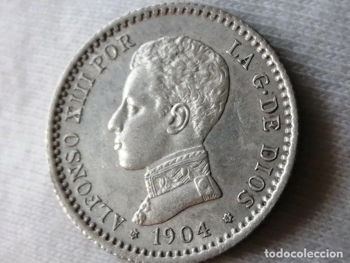 Monedas de Espa&ntilde;a: ALFONSO XIII 50 C&Eacute;NTIMOS 1904 SMV. EBC+ - Foto 4