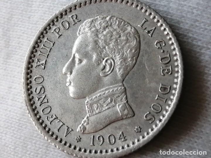Monedas de Espa&ntilde;a: ALFONSO XIII 50 C&Eacute;NTIMOS 1904 SMV. EBC+ - Foto 5