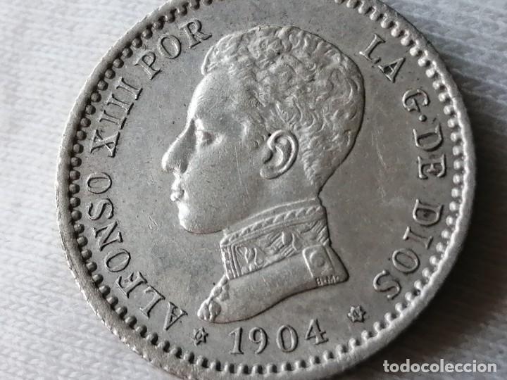 Monedas de Espa&ntilde;a: ALFONSO XIII 50 C&Eacute;NTIMOS 1904 SMV. EBC+ - Foto 7