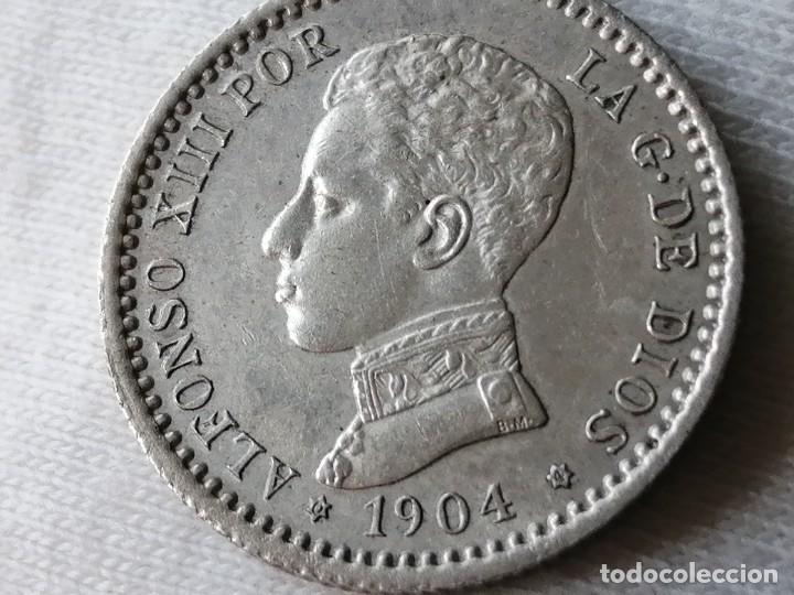 Monedas de Espa&ntilde;a: ALFONSO XIII 50 C&Eacute;NTIMOS 1904 SMV. EBC+ - Foto 8